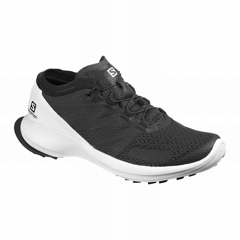 Salomon SENSE FLOW Zapatillas Trail Running Hombre - Negras / Blancas - Colombia (40352-PJNL)